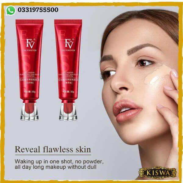 FV Liquid Foundation Full Coverage Waterproof Long Lasting Makeup Matte Finish Concealer Tube Foundation