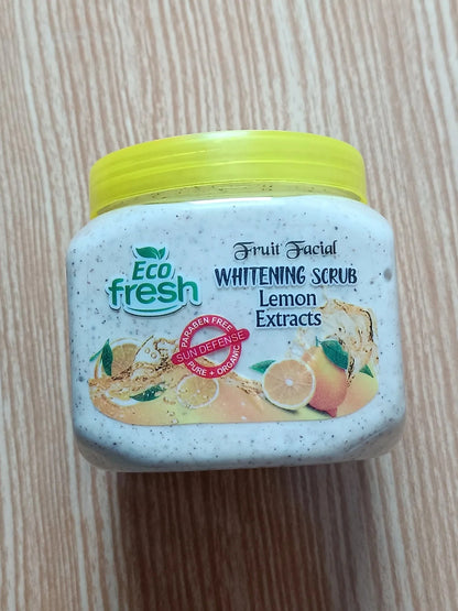Eco Fresh Whitening Scrub 300ml – Gentle Exfoliation for Radiant Skin