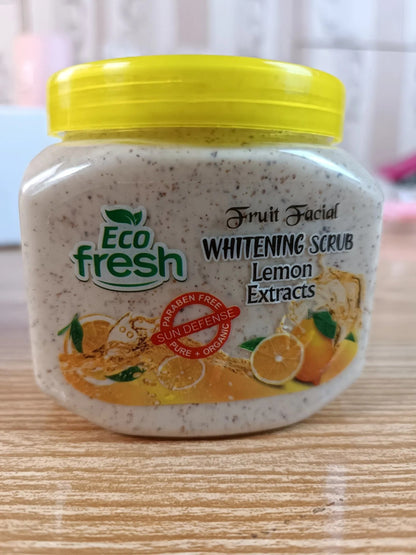 Eco Fresh Whitening Scrub 300ml – Gentle Exfoliation for Radiant Skin