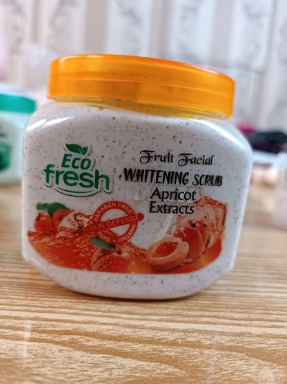 Eco Fresh Whitening Scrub 300ml – Gentle Exfoliation for Radiant Skin
