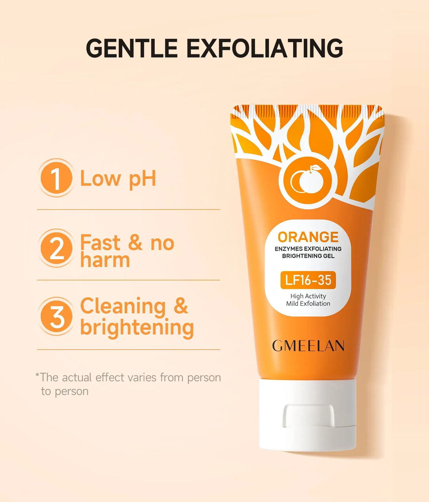 Gmeelan Orange Enzymes Exfoliating Brightening Gel - 50g