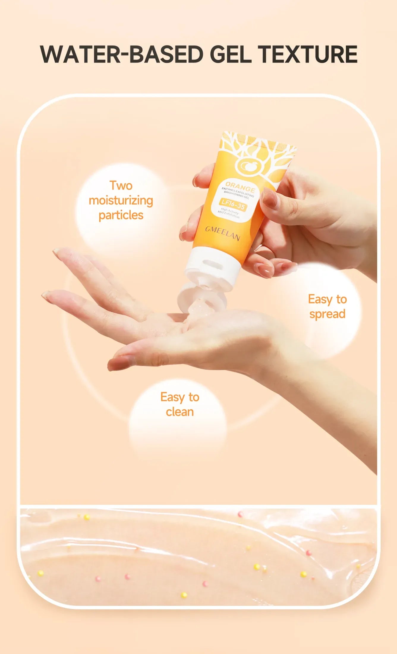 Gmeelan Orange Enzymes Exfoliating Brightening Gel - 50g
